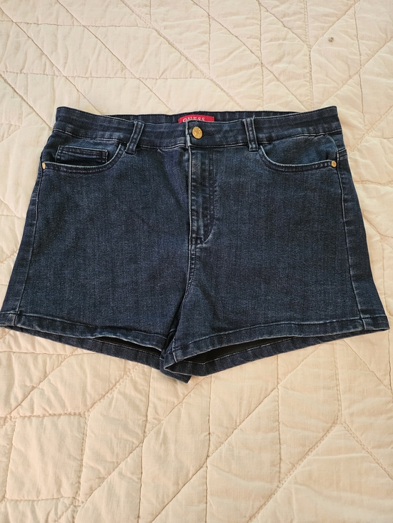 Guess Pants - GUESS High Rise Dark Indigo Shorts- Size 32